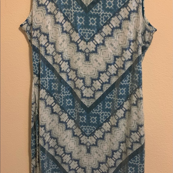 BEAUTIFUL Eva Mendes for NYCo blue sequin sleeveless dress XL - Picture 4 of 4